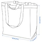 FRAKTA Carrier bag, medium, blue, 45x18x45 cm/36 l - Image 9