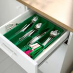 SMÄCKER Cutlery tray, bright green, 31x26 cm - Image 2