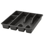 SMÄCKER Cutlery tray, anthracite, 31x26 cm