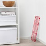 GREJIG Shoe rack, bright red, 58x27x17 cm - Image 4