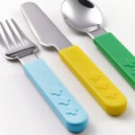 SMASKA 3-piece cutlery set, mixed colours - Image 2