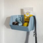 FODERTRÅG Organiser for desk/wall, grey-blue, 25x18x15 cm - Image 5