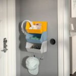 FODERTRÅG Organiser for desk/wall, light grey, 25x18x15 cm - Image 4