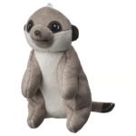 SANDLÖPARE Soft toy, meerkat/mini beige, 8 cm