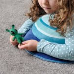 AFTONSPARV Soft toy, mini-alien/green, 10 cm - Image 2