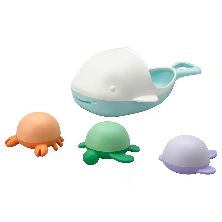664-1 aengshumla-4-piece-bath-toy-set ÄNGSHUMLA 4-piece bath toy set - Image 1