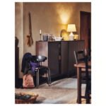 BLIDVÄDER Table lamp, off-white ceramic/beige, 50 cm - Image 7