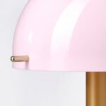 NÖDMAST LED portable lamp, battery operated, light pink/dark grey-green, 26 cm - Image 4