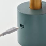 NÖDMAST LED portable lamp, battery operated, light pink/dark grey-green, 26 cm - Image 6