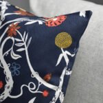 REVFINGERÖRT Cushion cover, dark blue/multicolour, 50x50 cm - Image 4