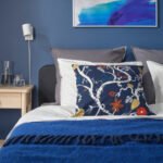 REVFINGERÖRT Cushion cover, dark blue/multicolour, 50x50 cm - Image 5