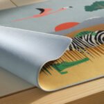 SANDLÖPARE Desk pad, multicolour animals on the savannah, 38x60 cm - Image 5