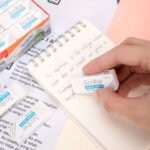 Deli White Pencil Eraser Dust Free - Image 3