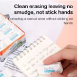 Deli White Pencil Eraser Dust Free - Image 6