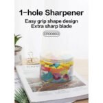 Deli Pencil Sharpener Assorted Colors - Image 4