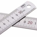 Deli Metric Metal Ruler 15cm - Image 2