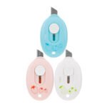 Deli Mini Utility Cutter Knife SK5 Steel Blade For Parcels Assorted Colors