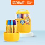 Deli Oil Pastel Crayon Pencil Bucket Design 24 Colors - Image 2