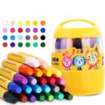Deli Oil Pastel Crayon Pencil Bucket Design 24 Colors - Image 3