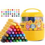 Deli Oil Pastel Crayon Pencil Bucket Design 36 Colors - Image 3