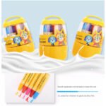 Deli Oil Pastel Crayon Pencil Bucket Design 36 Colors - Image 9