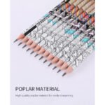 Deli 2B Wooden Drawing Pencils 12pcs - Image 6