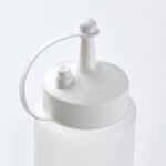 GRILLTIDER Squeeze bottle, white/transparent, 200 ml - Image 2