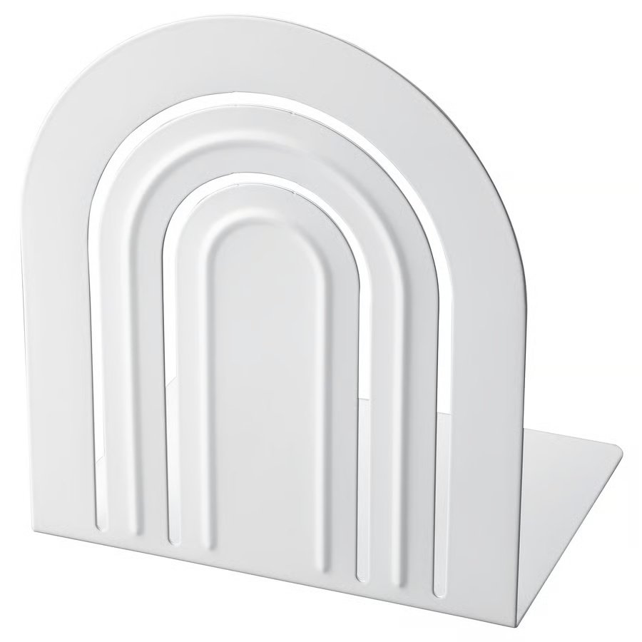 708-1 hoessla-book-end-white HÖSSLA Book-end, white - Image 1