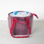 GÖRSNYGG Carrier bag, red blue/patterned, 22x15x22 cm/7 l - Image 4