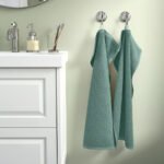 GULVIAL Hand towel, turquoise, 40x70 cm - Image 4
