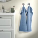 GULVIAL Hand towel, dark grey-blue, 40x70 cm - Image 4