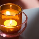 TALLTITA Tealight holder, set of 2, pink/brown - Image 4