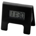 KUPONG Alarm clock, black, 7x6 cm