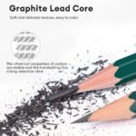 Deli Non-Toxic 2B Graphite Pencils 12pcs - Image 4
