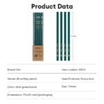 Deli Non-Toxic 2B Graphite Pencils 12pcs - Image 7