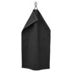 GULVIAL Hand towel, black, 40x70 cm