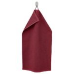 GULVIAL Hand towel, deep red, 40x70 cm
