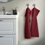 GULVIAL Hand towel, deep red, 40x70 cm - Image 4