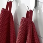 GULVIAL Washcloth, deep red, 30x30 cm - Image 3