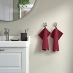 GULVIAL Washcloth, deep red, 30x30 cm - Image 4