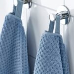 GULVIAL Bath towel, dark grey-blue, 70x140 cm - Image 4