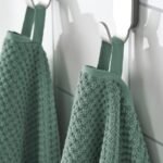 GULVIAL Bath towel, turquoise, 70x140 cm - Image 3