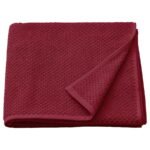 GULVIAL Bath towel, deep red, 70x140 cm