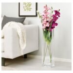 SMYCKA Artificial flower, Gladiolus/white, 100 cm - Image 2