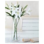 SMYCKA Artificial flower, Lily/white, 85 cm - Image 2