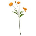 SMYCKA Artificial flower, in/outdoor/Poppy orange, 60 cm