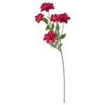 SMYCKA Artificial flower, in/outdoor Dahlia/dark pink, 66 cm