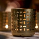 GOKVÄLLÅ Tealight holder, gold-colour, 8 cm - Image 4