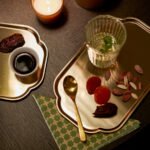 GOKVÄLLÅ Side plate, mini/gold-colour, 27x17 cm - Image 2