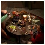 GOKVÄLLÅ Serving bowl with lid, gold-colour - Image 3